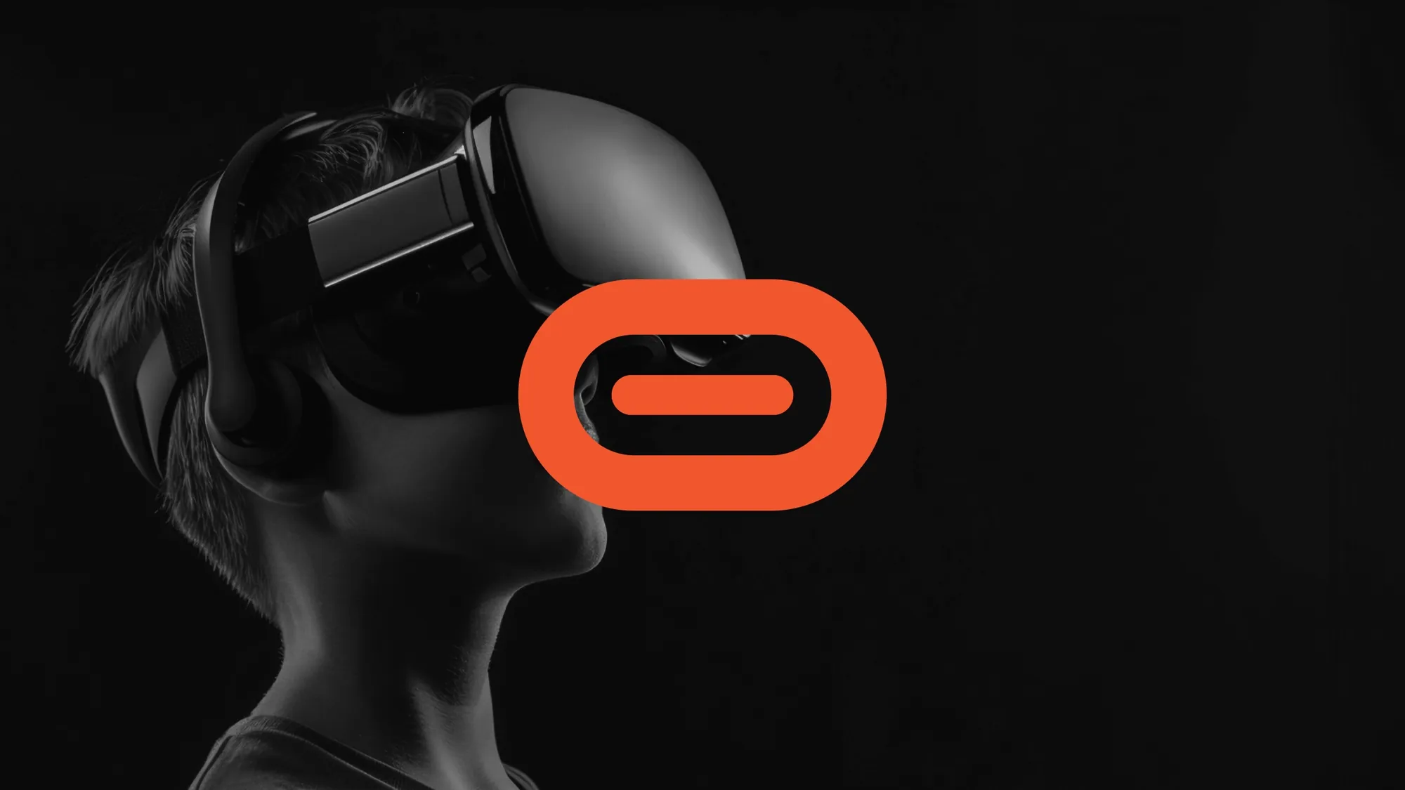 Exploration: a V-in-headset icon beside the Vimersive Studio wordmark on a gradient
